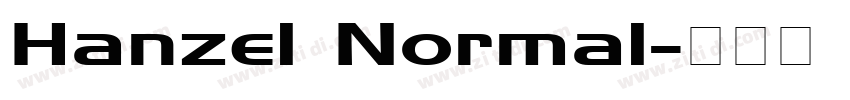 Hanzel Normal字体转换